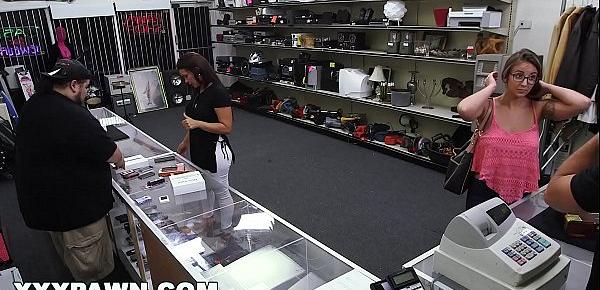  XXX PAWN - Lusty Latina Layla London Getting Fucked In A Pawn Shop